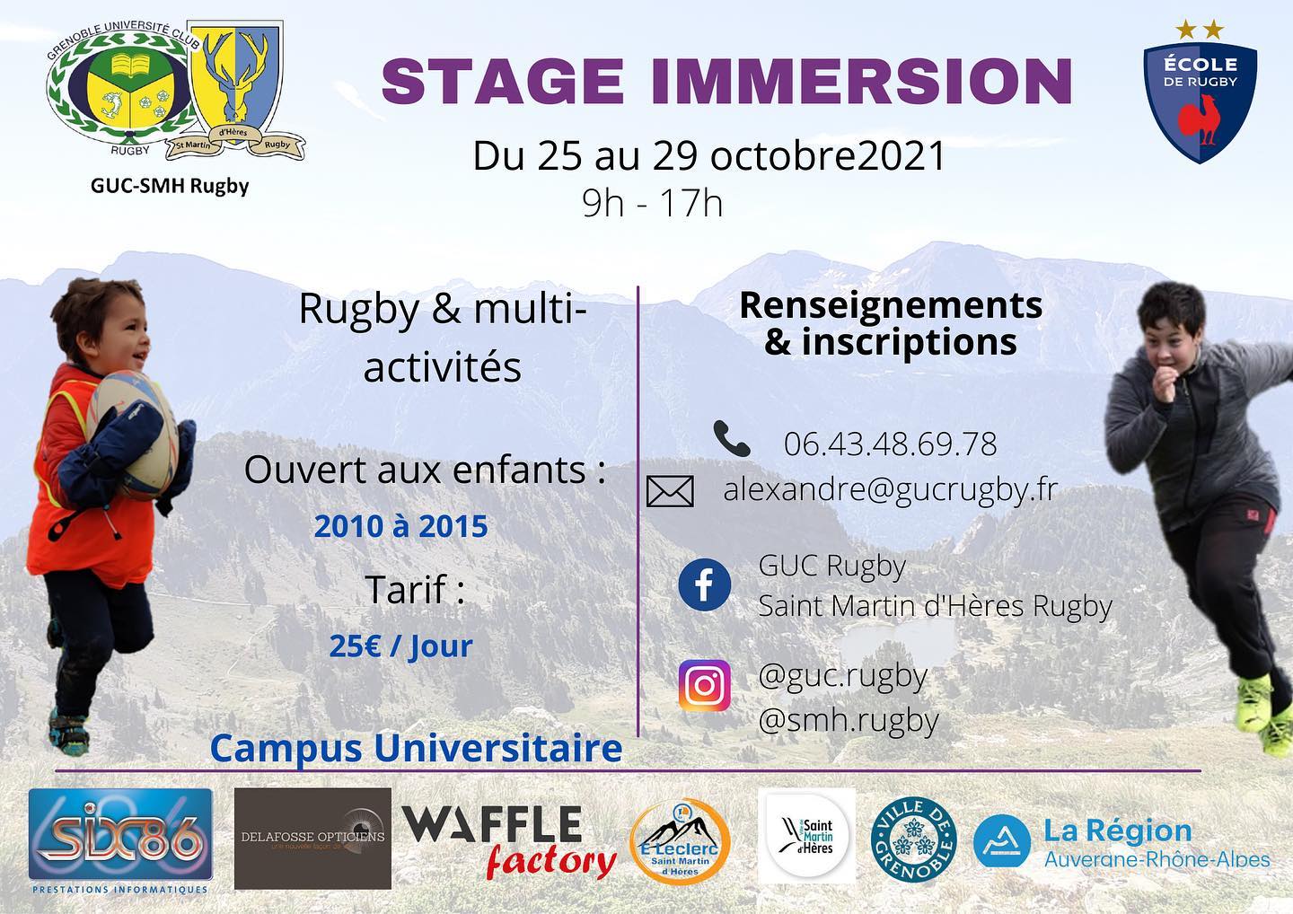 Stages Immersion Toussain 2021